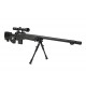 Well модель снайперской винтовки MB4403D Spring (with scope & bipod) BK